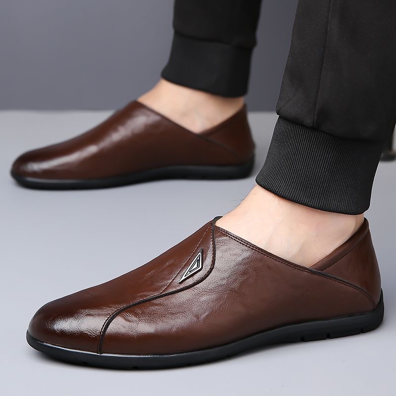 Leatherwork Clamp - Skórzane buty męskie 2026 biznesowe formalne