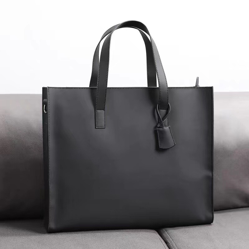 Leather Work Bag Men - Nowa męska torba na ramię z