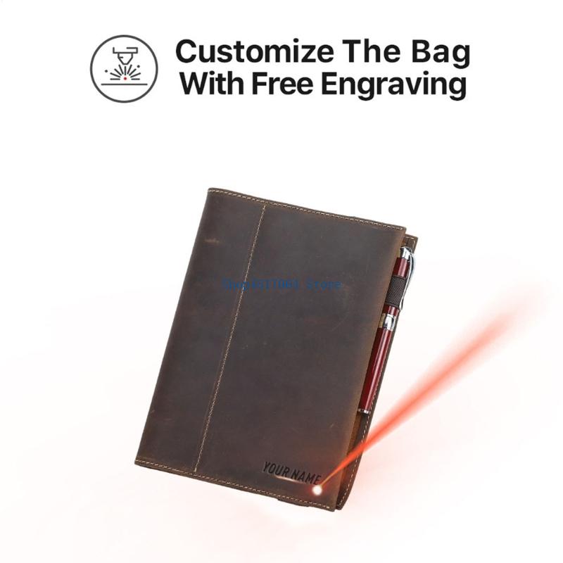Leatherwork Journal - Przenośna okładka na dziennik T3LB z