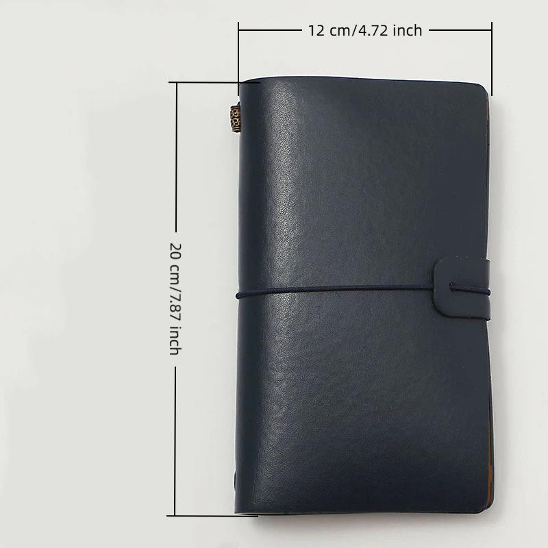 Leatherwork Journal - Notatnik w stylu vintage z ekoskóry,