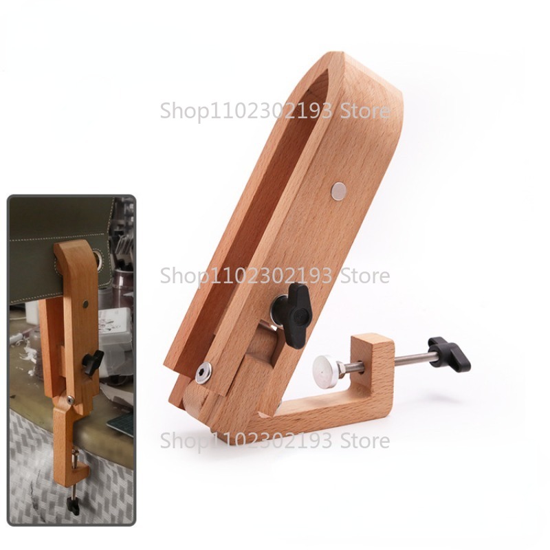 Leatherwork Clamp - Składany drewniany zacisk regulowany drewniany skórzany