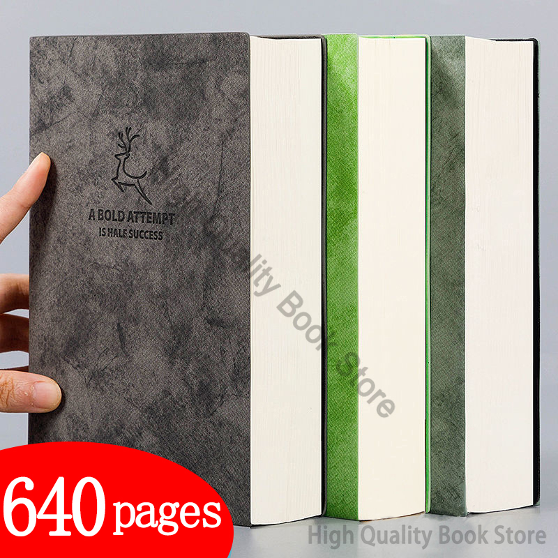 Leatherwork Journal - Bardzo grube puste książki, 80gsm,320 arkuszy