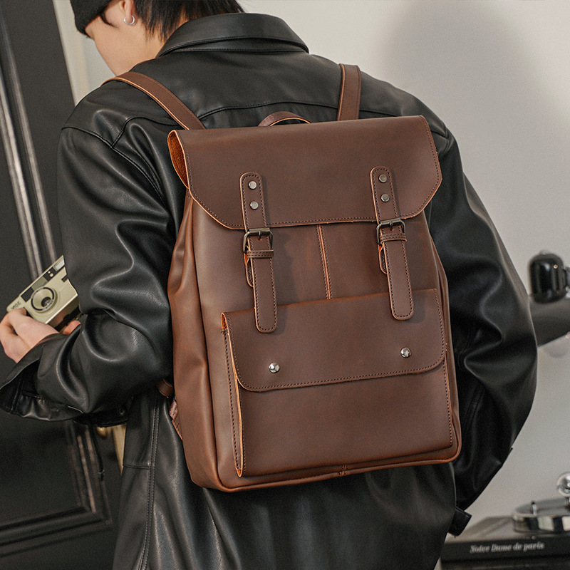 GOYN Vintage Męski Skórzany Pl – Leather Work Rucksack Mens recenzja i cena