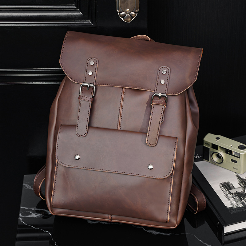 GOYN Vintage Męski Skórzany Pl – Leather Work Rucksack Mens recenzja i cena