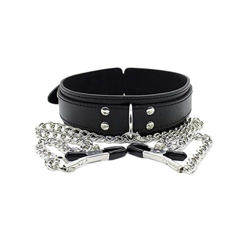Punkowy skórzany choker na szy – Leatherwork Clamp recenzja i cena