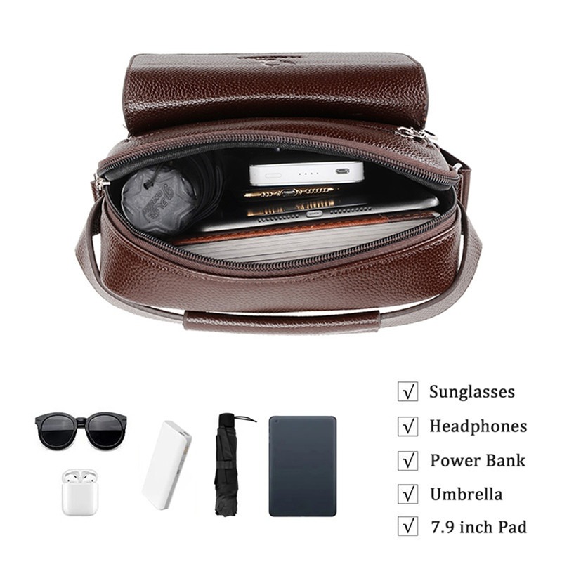 Wysokiej jakości męska torba n – Leather Work Bag Men recenzja i cena