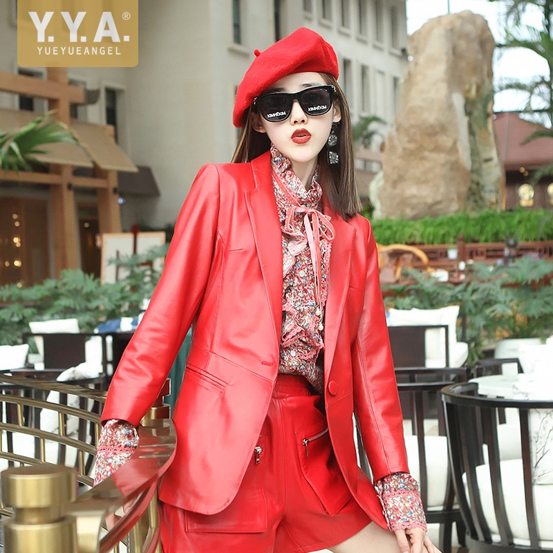 Elegancka jesienna damska mary – Leather Work Jacket Women'S recenzja i cena