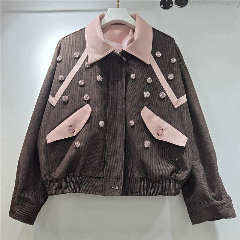 Kurtka sztruksowa z ciężkimi z – Leather Work Jacket Women'S recenzja i cena