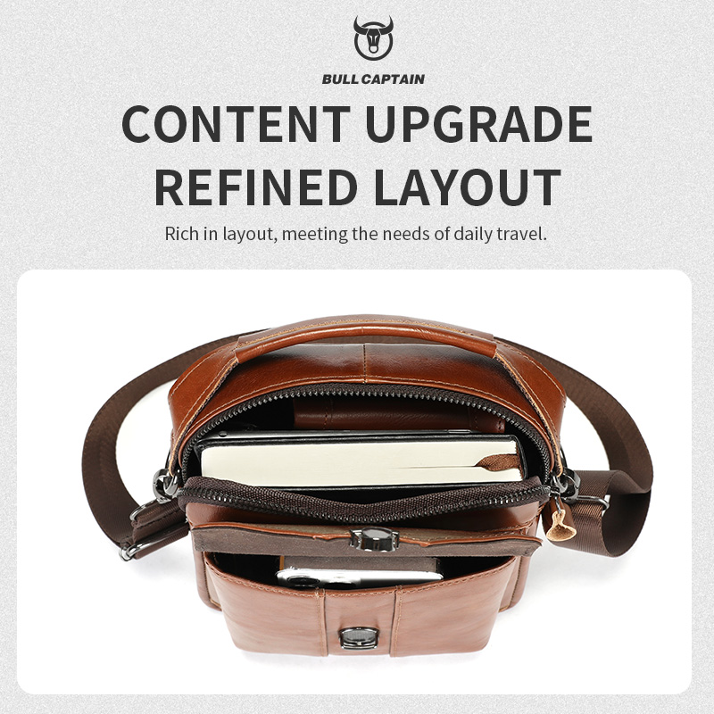 BULLCAPTAIN męska skórzana tor – Leather Work Bag Men recenzja i cena