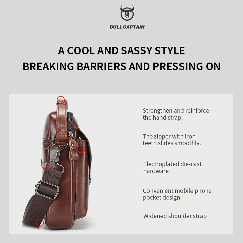 BULLCAPTAIN męska skórzana tor – Leather Work Bag Men recenzja i cena
