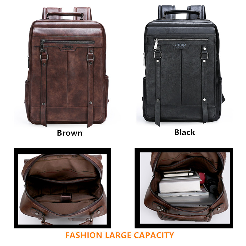 Jeep Buluo Męski skórzany plec – Leather Work Rucksack Mens recenzja i cena