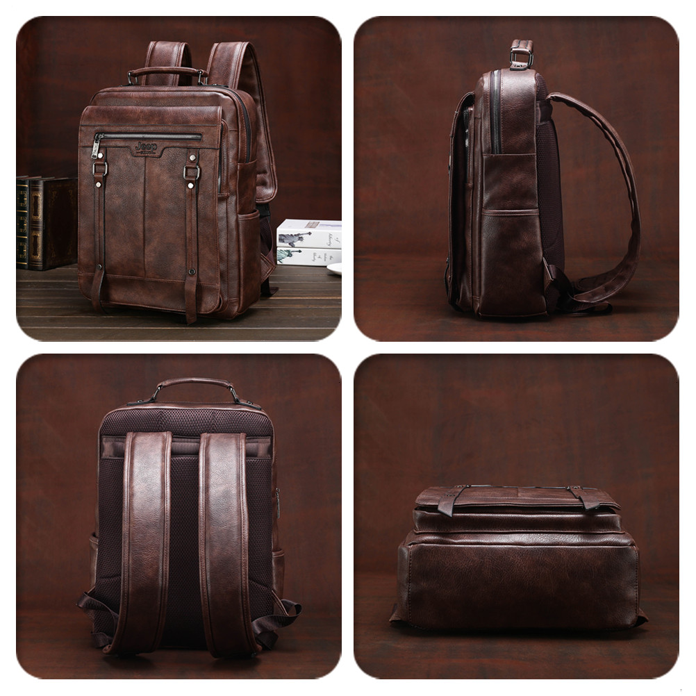 Jeep Buluo Męski skórzany plec – Leather Work Rucksack Mens recenzja i cena