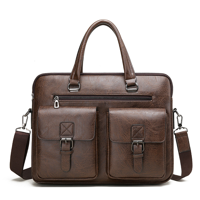 Luksusowa męska teczka bizneso – Leather Work Bag Men recenzja i cena