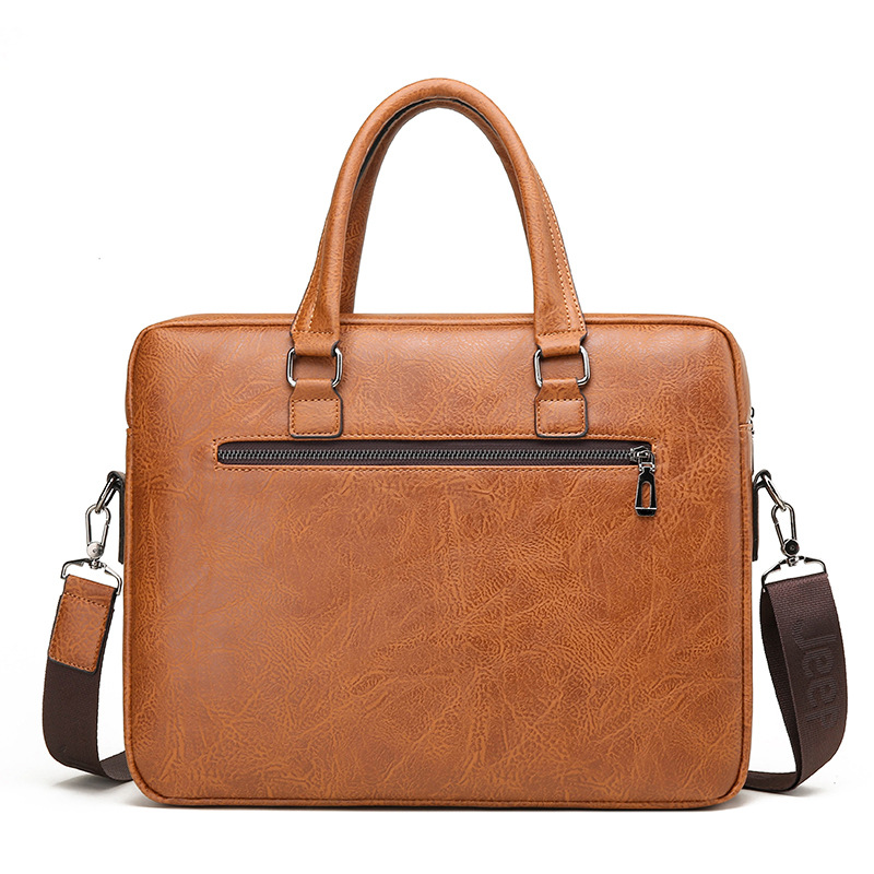 Luksusowa męska teczka bizneso – Leather Work Bag Men recenzja i cena