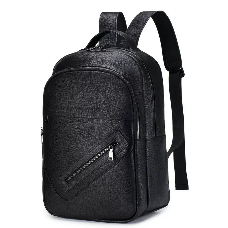 Czarny plecak na laptopa z pra – Leather Work Rucksack Mens recenzja i cena