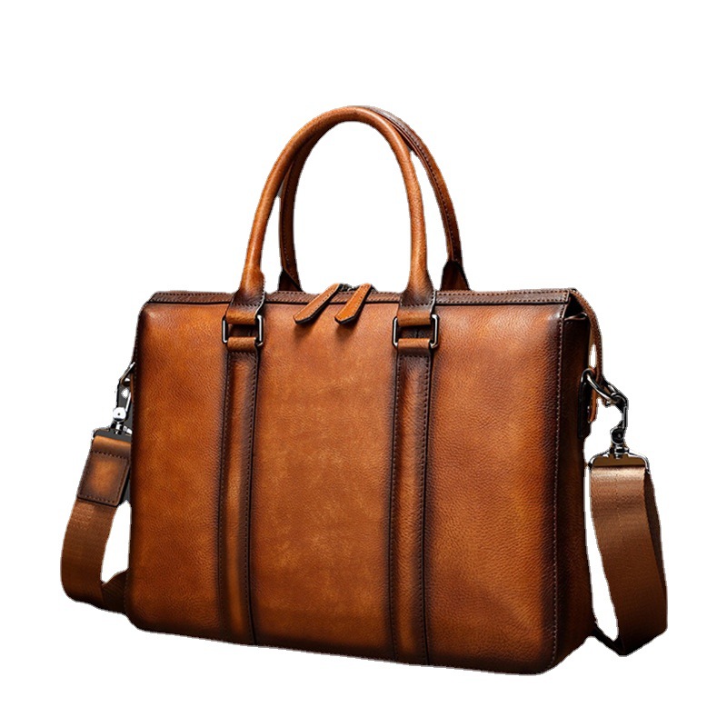 Teczka biznesowa YETTIES z naj – Leather Work Bag Men recenzja i cena