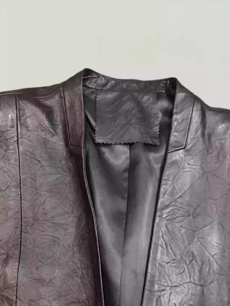 Vintage Office Ladies Autumn W – Leather Work Jacket Women'S recenzja i cena