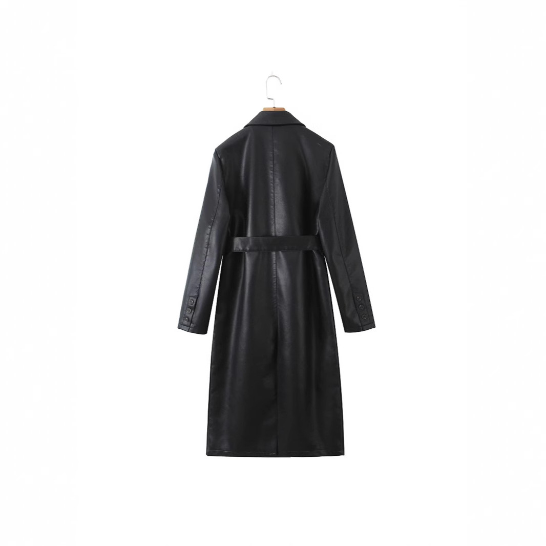 Damski trencz ze sztucznej skó – Leather Work Jacket Women'S recenzja i cena