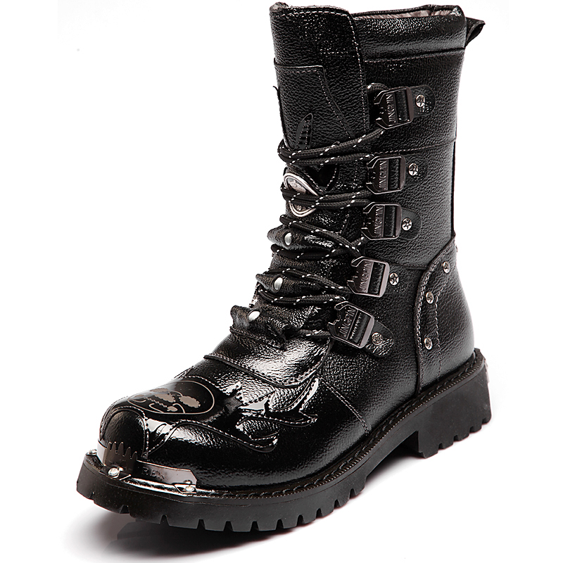 Męskie buty bojowe Nowe zimowe – Leatherwork Rivets recenzja i cena