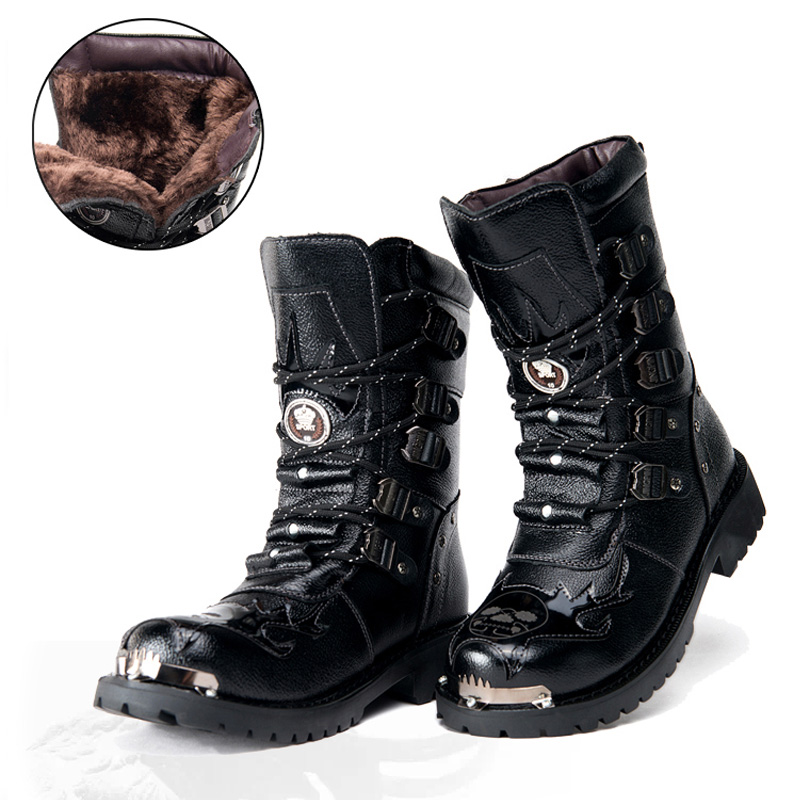Męskie buty bojowe Nowe zimowe – Leatherwork Rivets recenzja i cena