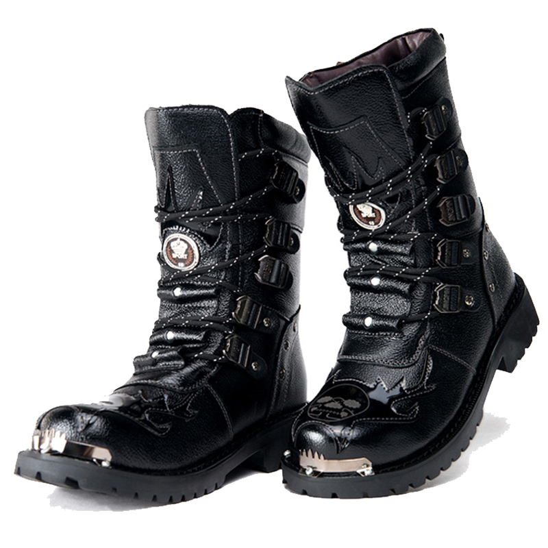 Męskie buty bojowe Nowe zimowe – Leatherwork Rivets recenzja i cena