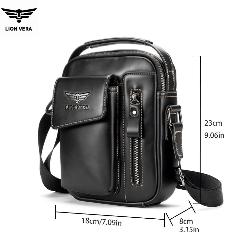 LION VERA Męska torba na ramię – Leather Work Bag Men recenzja i cena