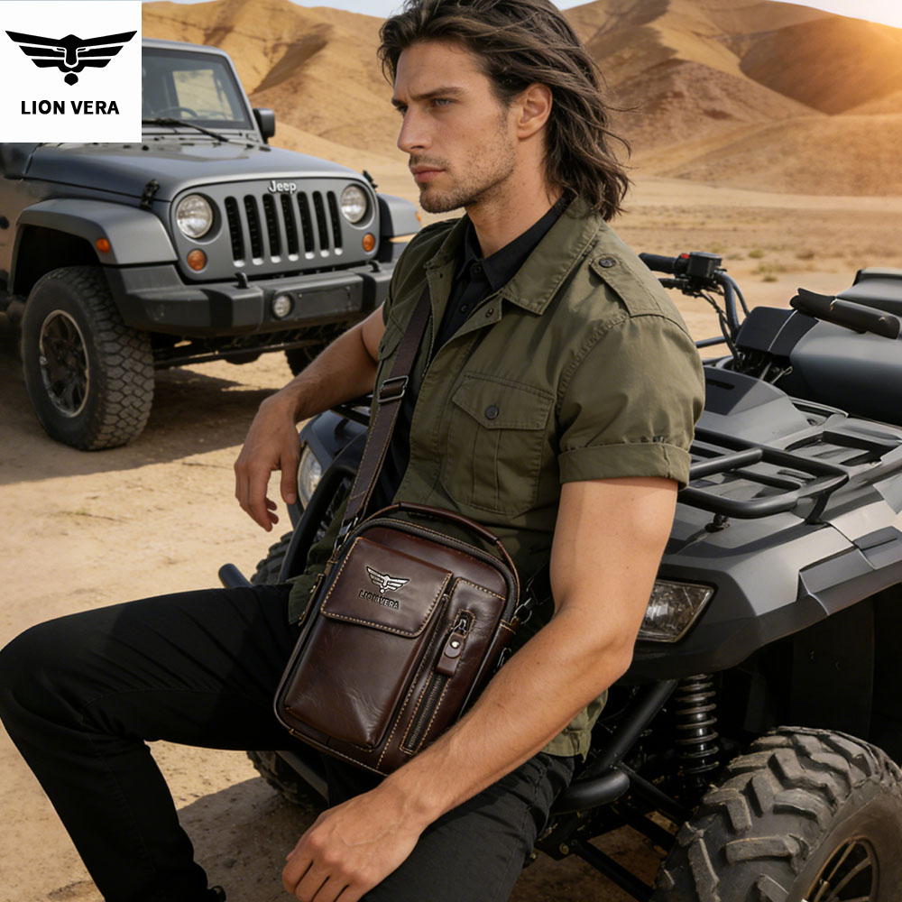 LION VERA Męska torba na ramię – Leather Work Bag Men recenzja i cena