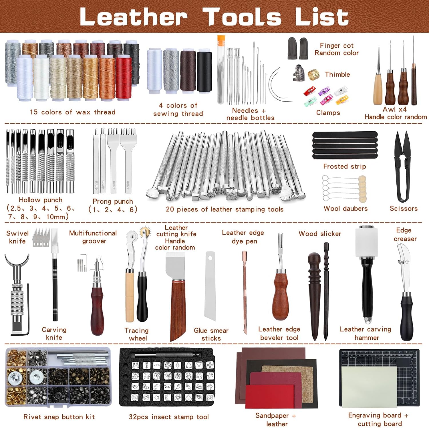 Zestaw narzędzi do obróbki skó – Leather Working recenzja i cena