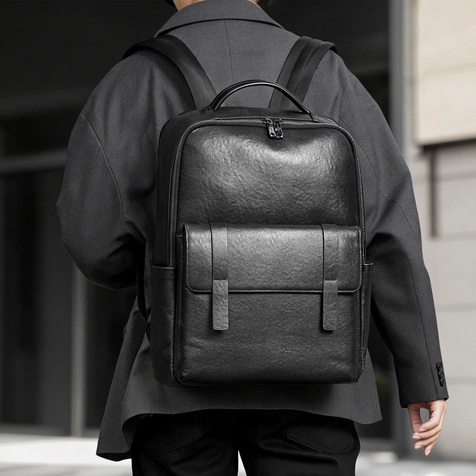 Stylowy plecak męski z prawdzi – Leather Work Rucksack Mens recenzja i cena