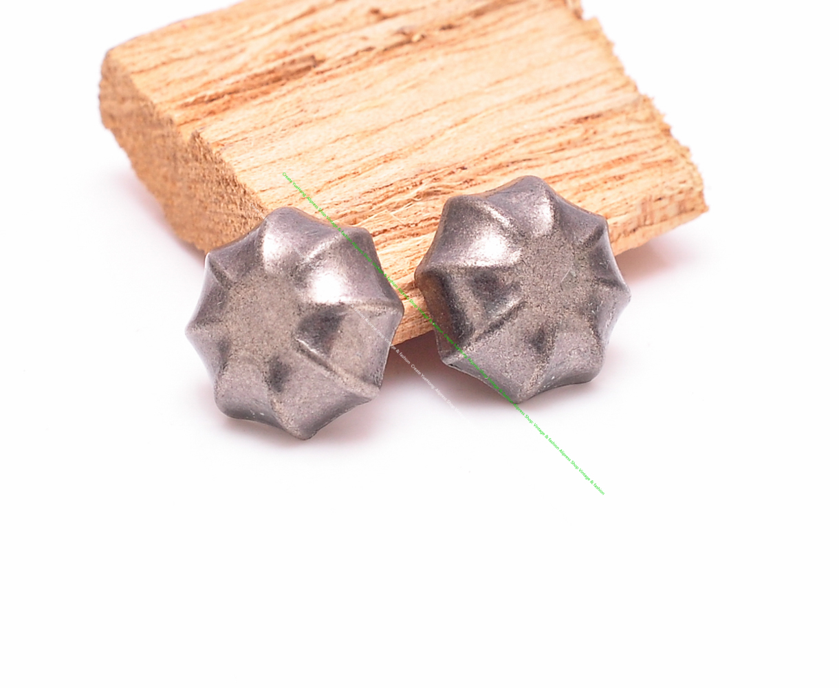 50Pcs Retro Silver Rosette Flo – Leatherwork Jewelry recenzja i cena