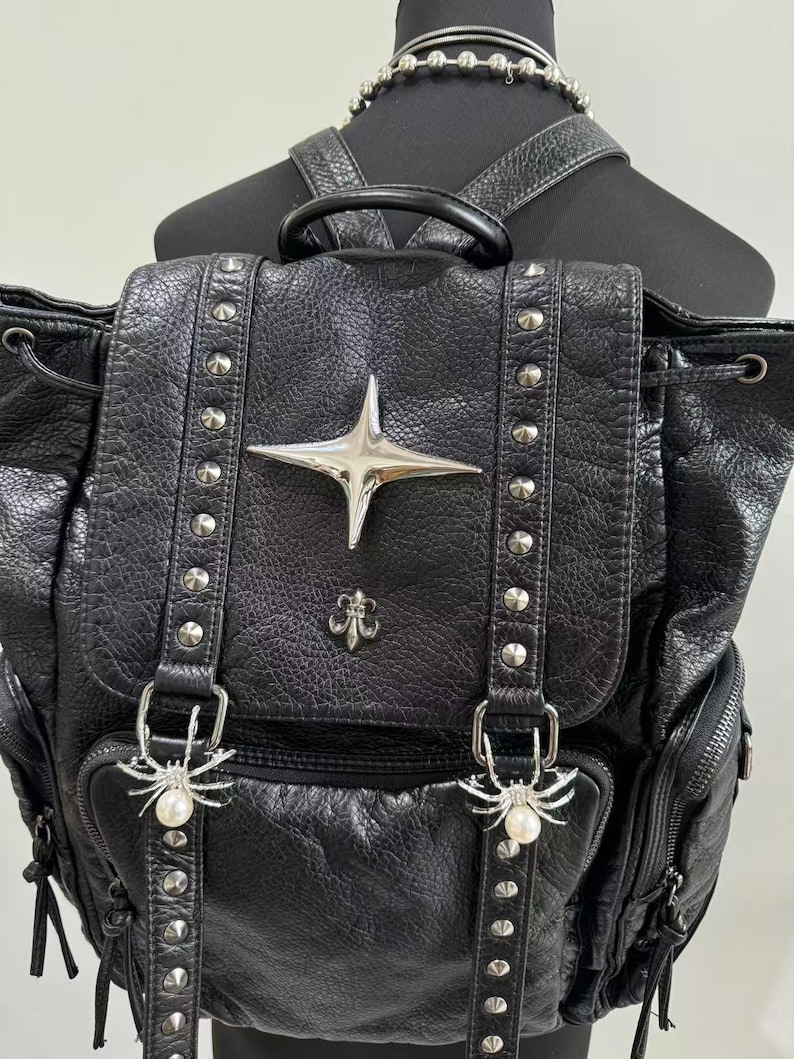 Gotycka Punkowa Torba na Ramię – Leatherwork Rivets recenzja i cena