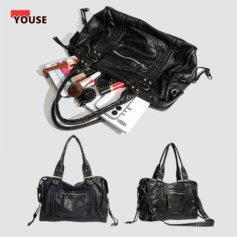 Moda damska Vintage sprana mię – Leatherwork Rivets recenzja i cena