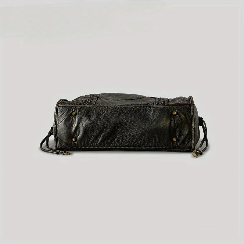 Moda damska Vintage sprana mię – Leatherwork Rivets recenzja i cena