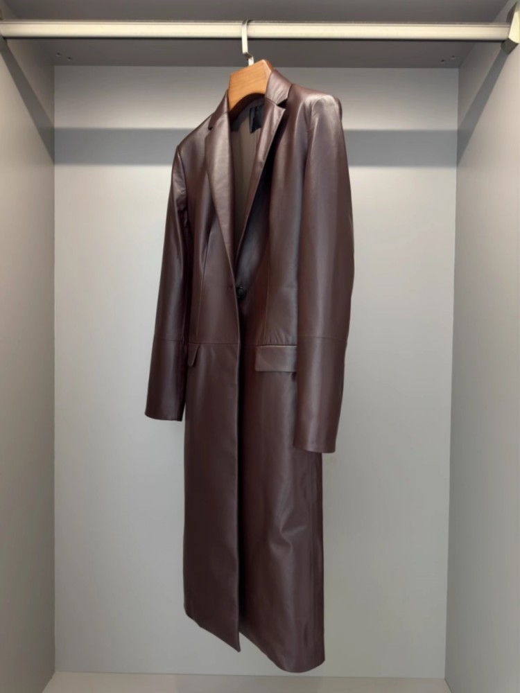 Włoski projektant kobiet długa – Leather Work Jacket Women'S recenzja i cena
