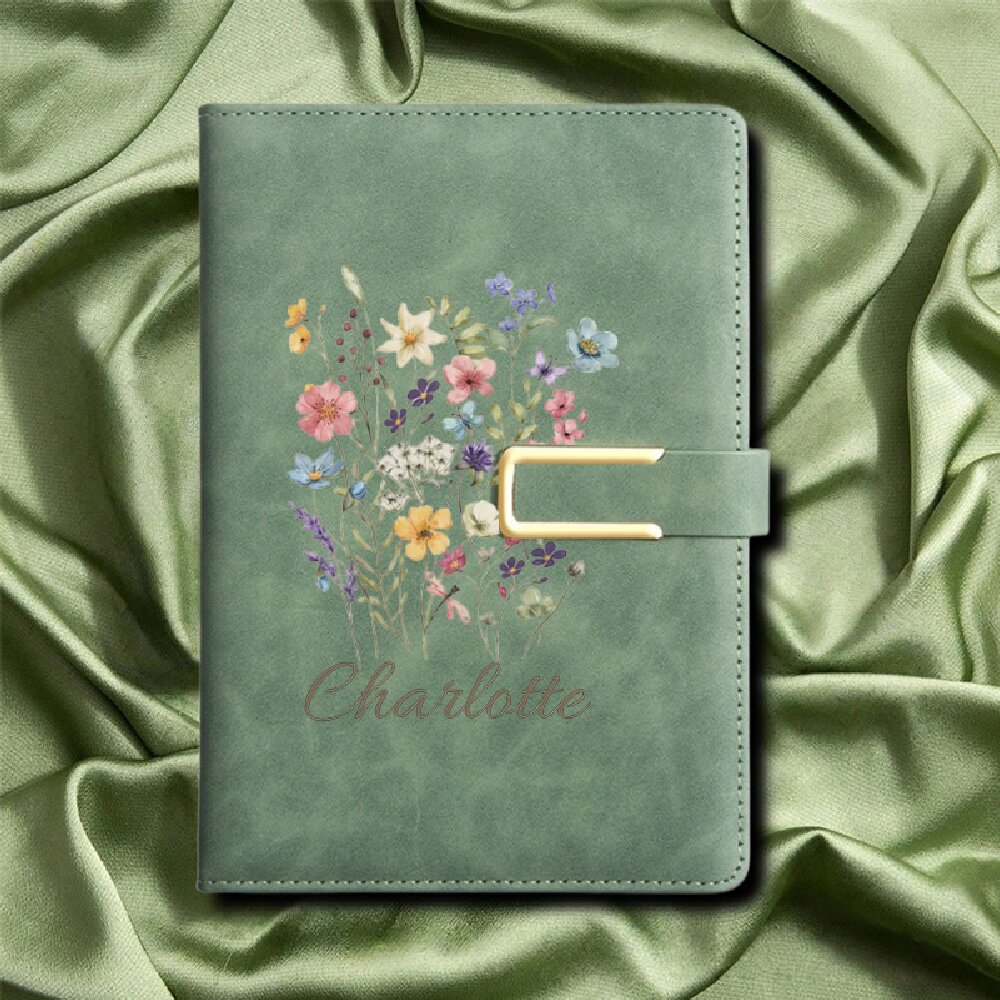 Notes A5 z kwiatowym monograme – Leatherwork Journal recenzja i cena