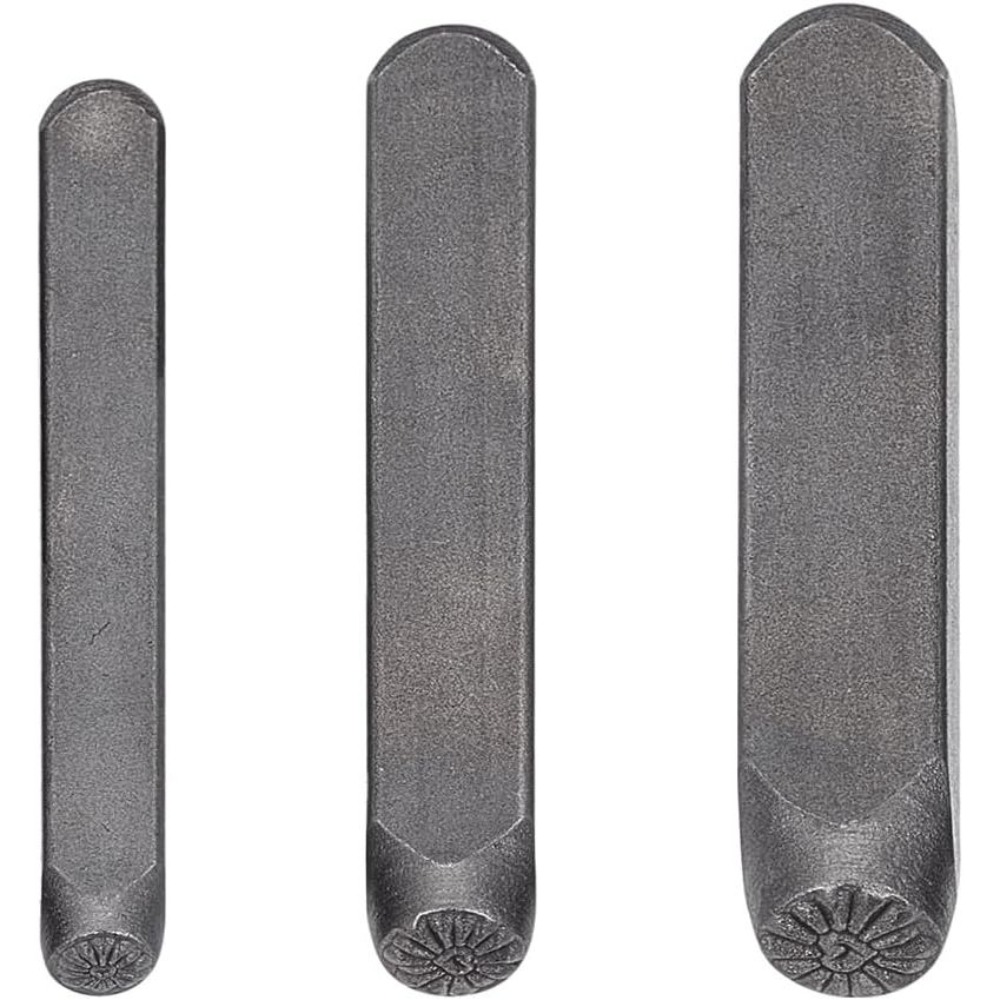 3 szt. Metalowe stemple do wyb – Leatherwork Jewelry recenzja i cena