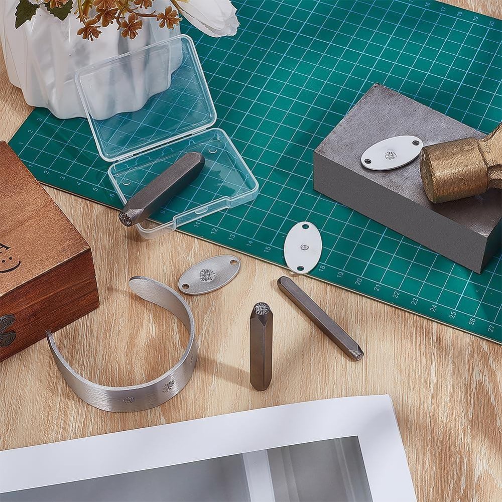 3 szt. Metalowe stemple do wyb – Leatherwork Jewelry recenzja i cena