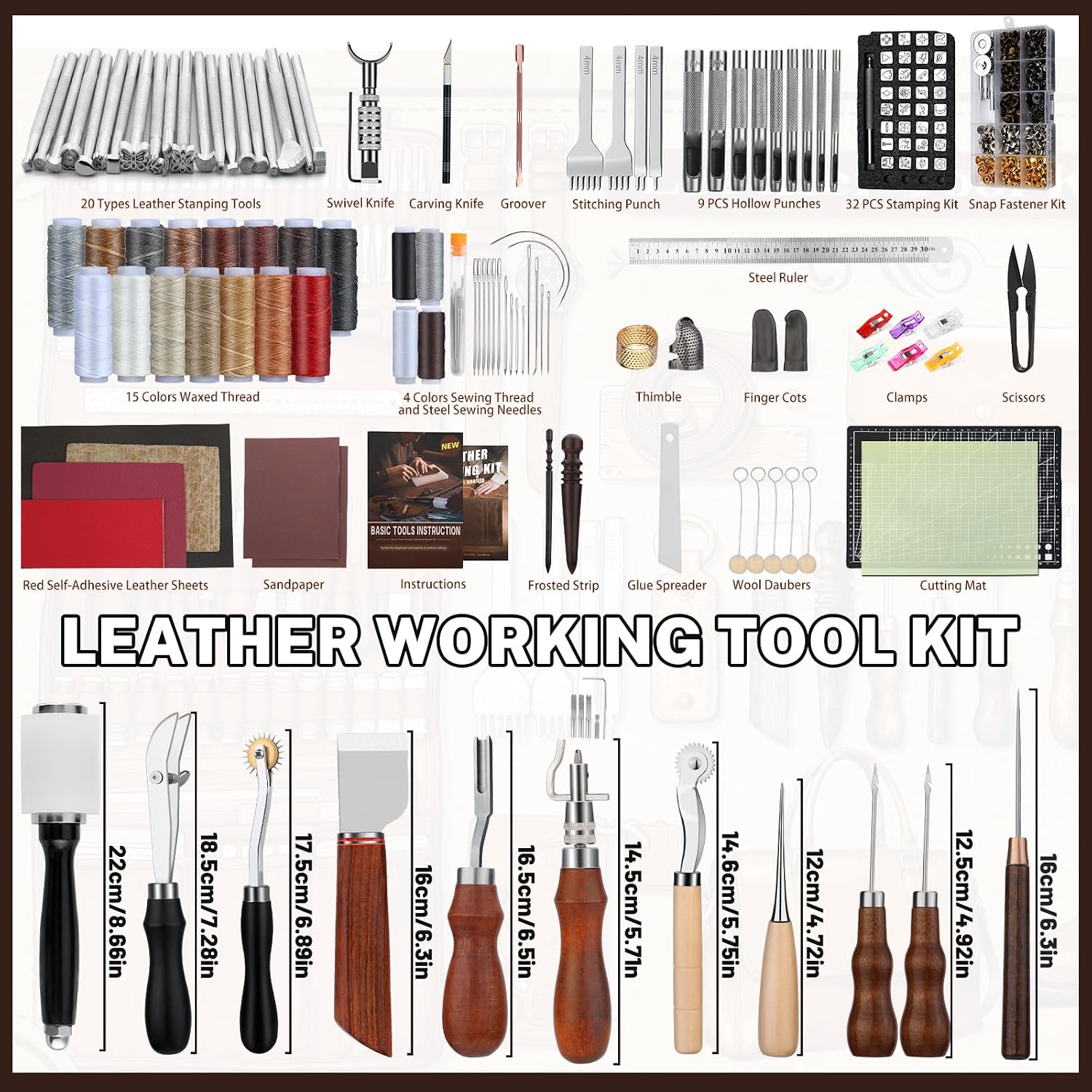 Zestaw do obróbki skóry, narzę – Leather Working recenzja i cena