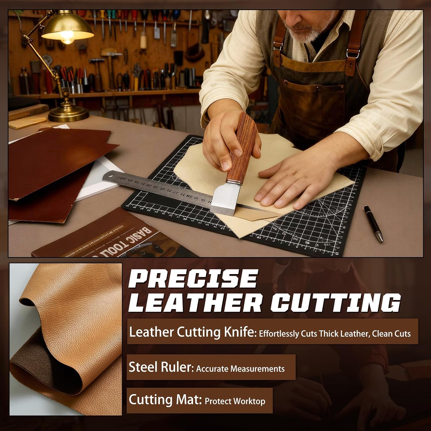Zestaw do obróbki skóry, narzę – Leather Working recenzja i cena
