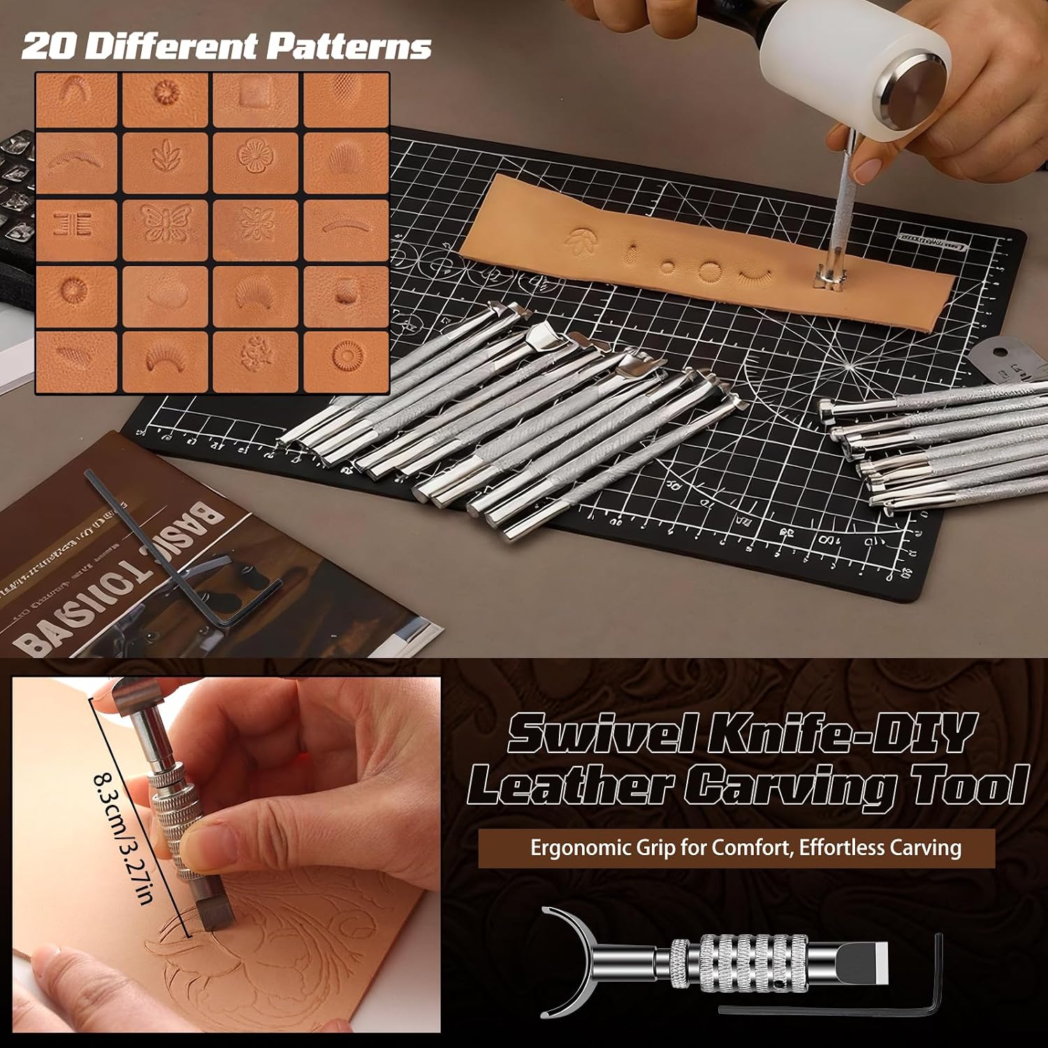 Zestaw do obróbki skóry, narzę – Leather Working recenzja i cena