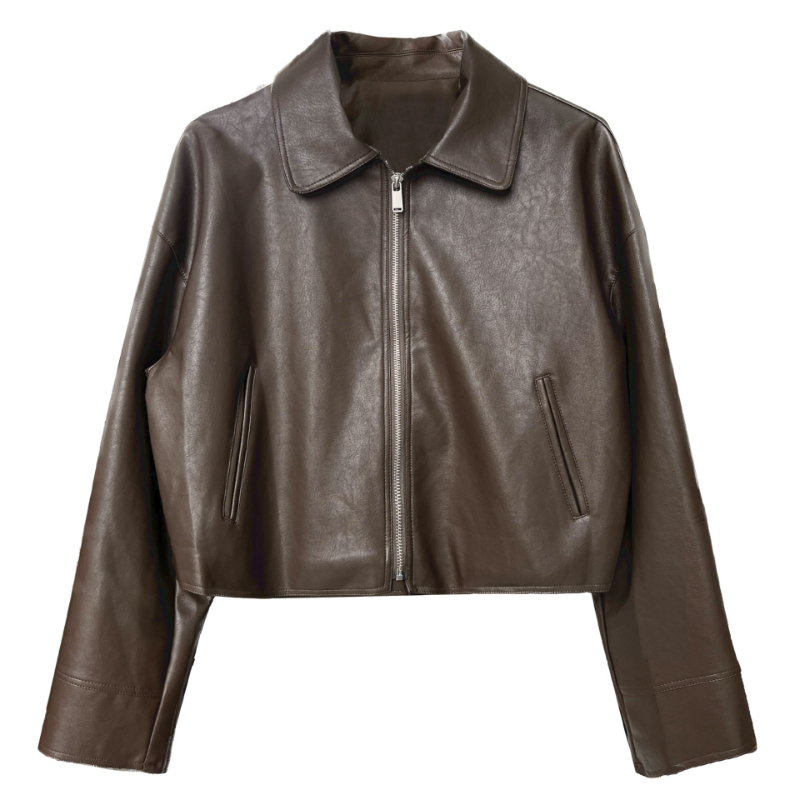 Damskie płaszcze, kurtki ze sz – Leather Work Jacket Women'S recenzja i cena
