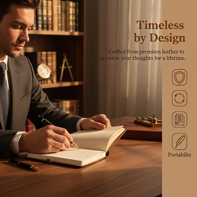 Notes z miękką okładką z ekosk – Leatherwork Journal recenzja i cena