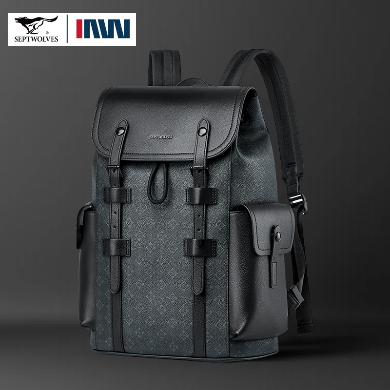 Septwolves Wysokiej Jakości Bi – Leather Work Rucksack Mens recenzja i cena