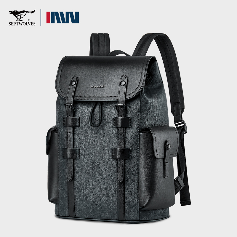 Septwolves Wysokiej Jakości Bi – Leather Work Rucksack Mens recenzja i cena