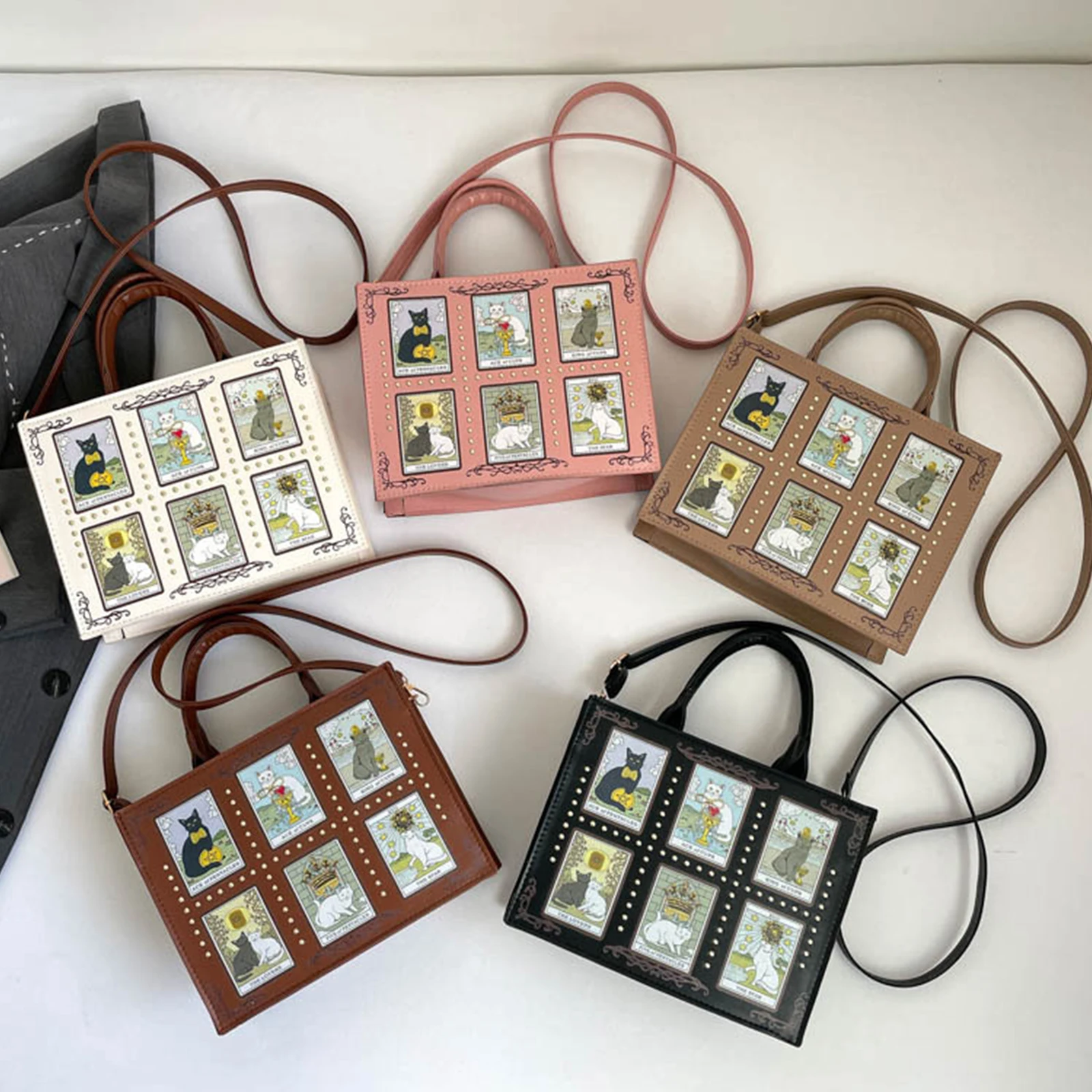 Torba typu tote z nadrukiem ko – Leatherwork Rivets recenzja i cena